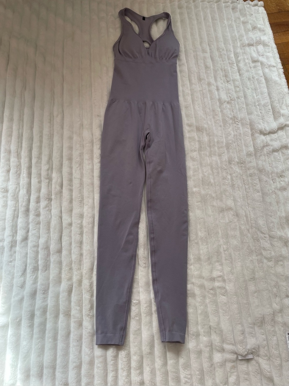 Bo+Tee High-Rise Lavender Jumpsuit for Women